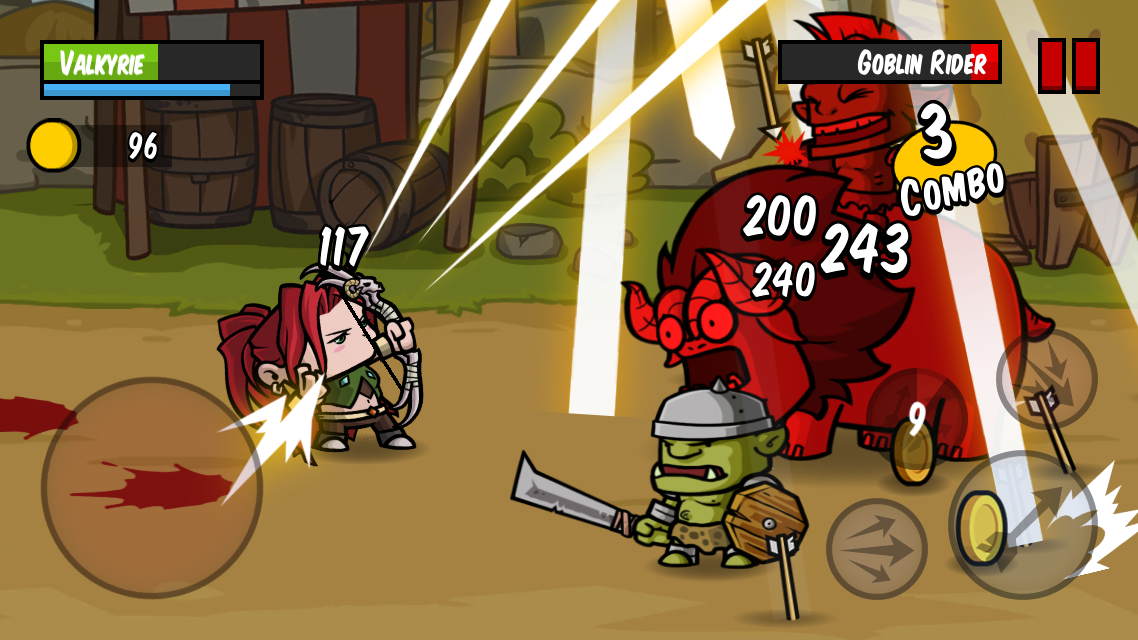 Battle Hunger: 2D Hack n Slash Game Screenshot