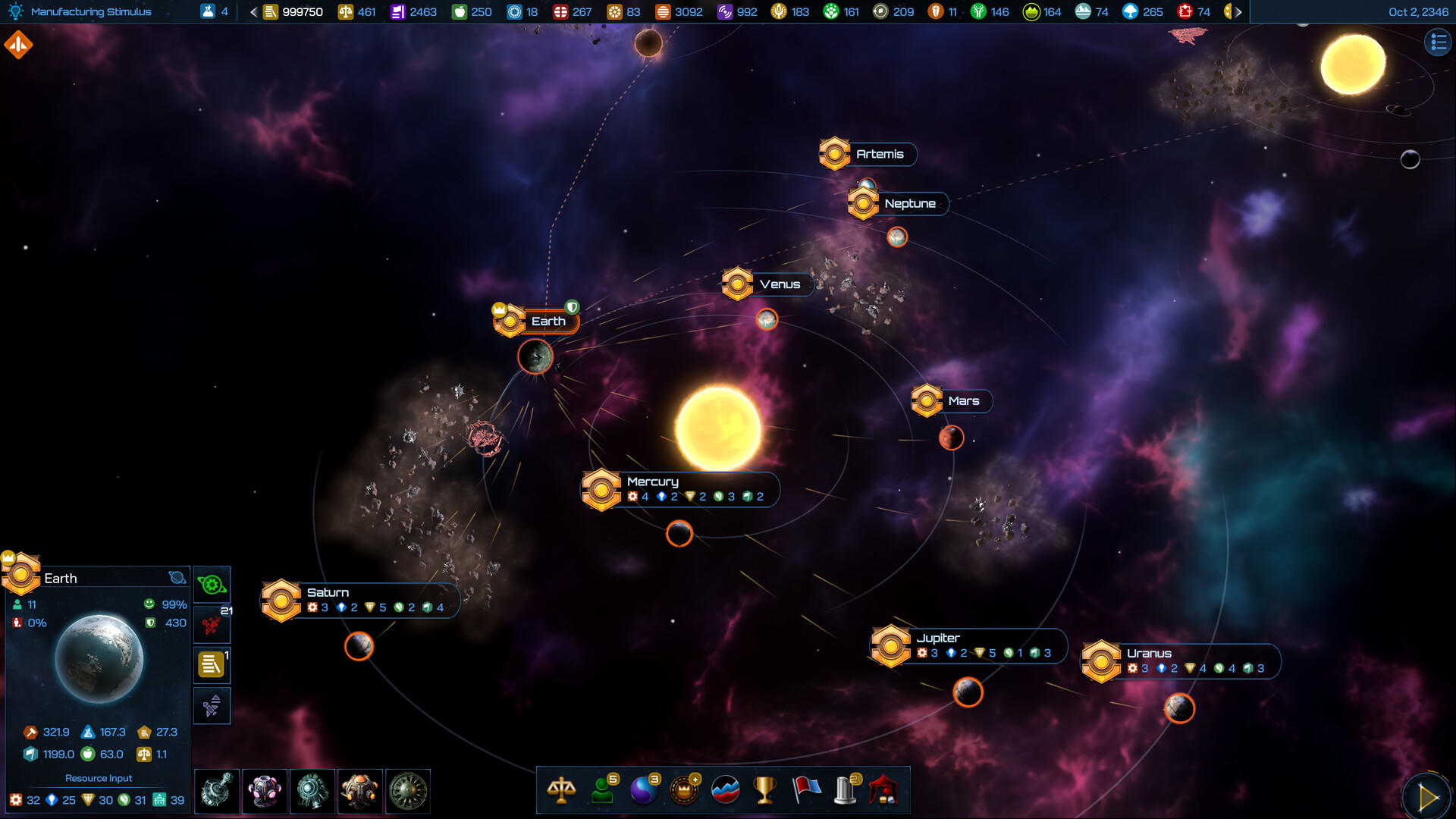Screenshot of Galactic Civilizations IV