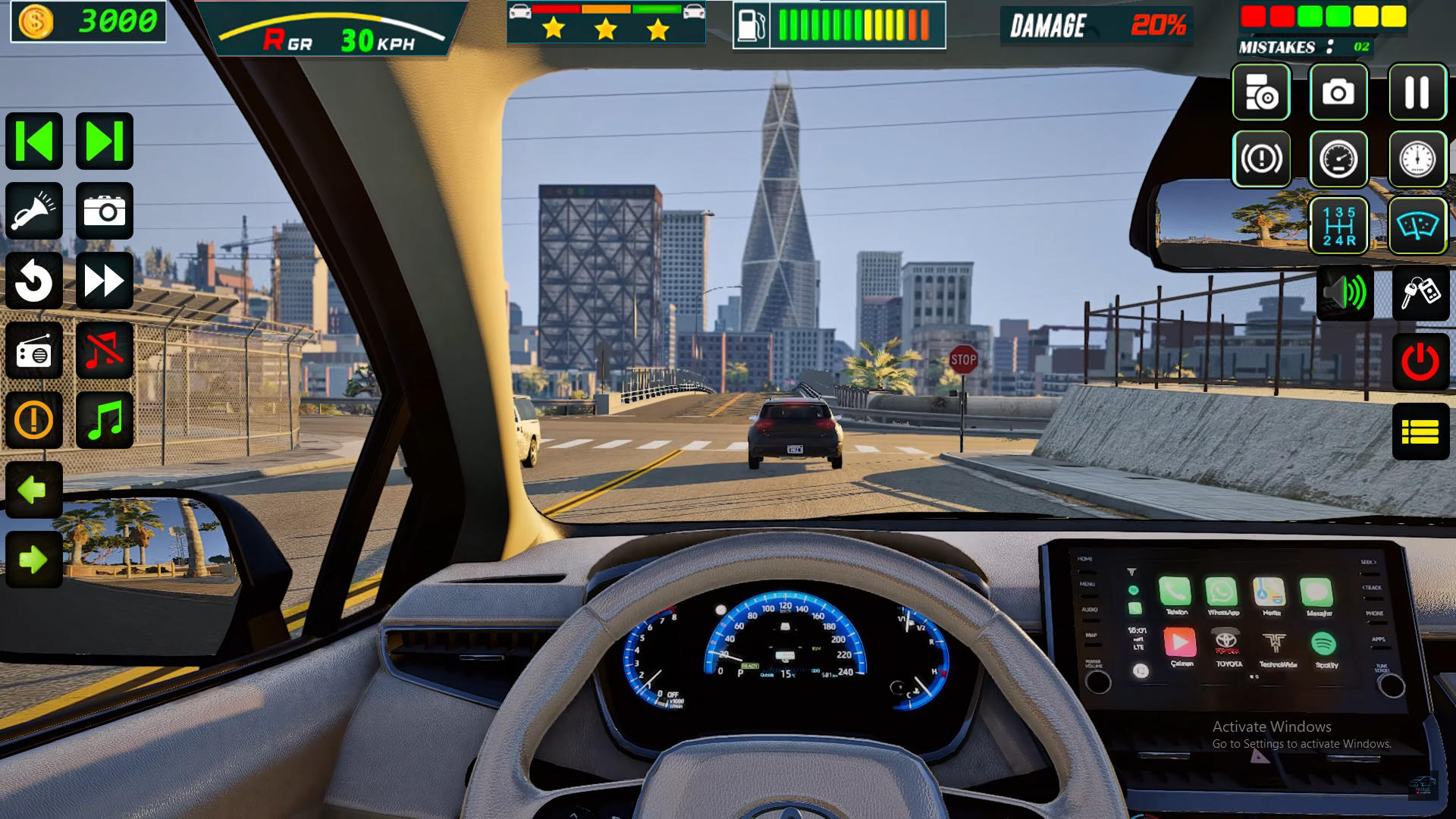 US Advance Car Offline Game ภาพหน้าจอเกม