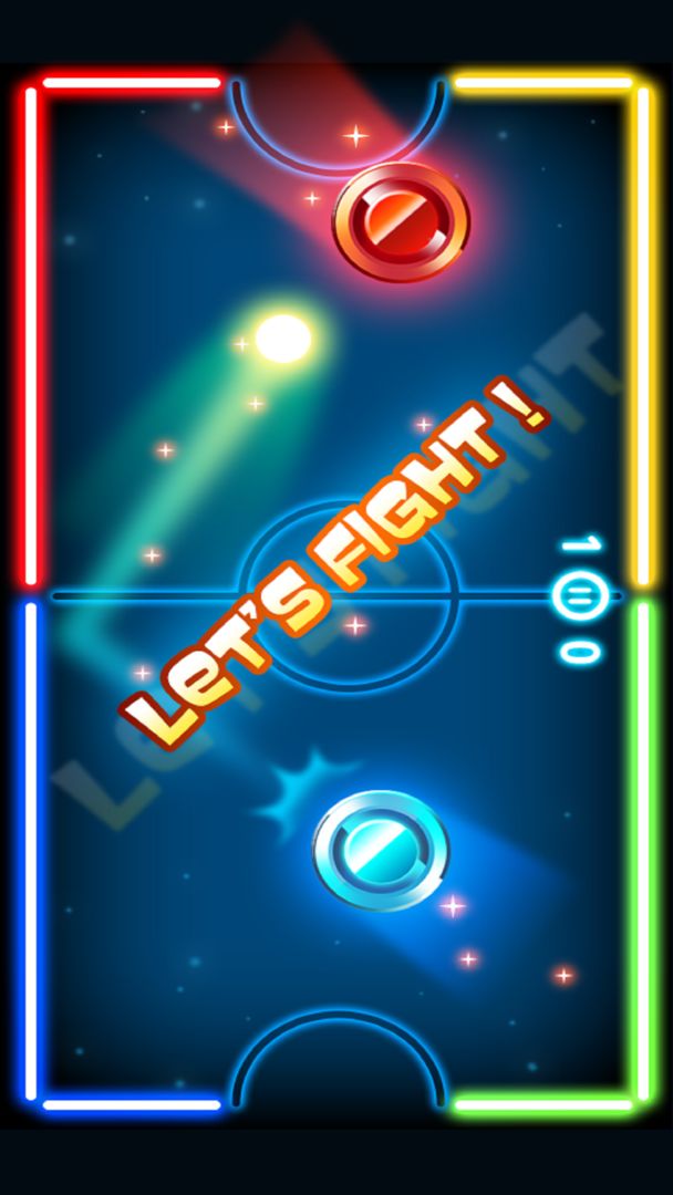 霓虹燈曲棍球-極限A.I. 錦標賽遊戲截圖