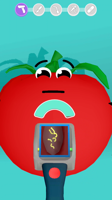 Captura de Tela do Jogo 水果美容院 (Fruit Clinic)