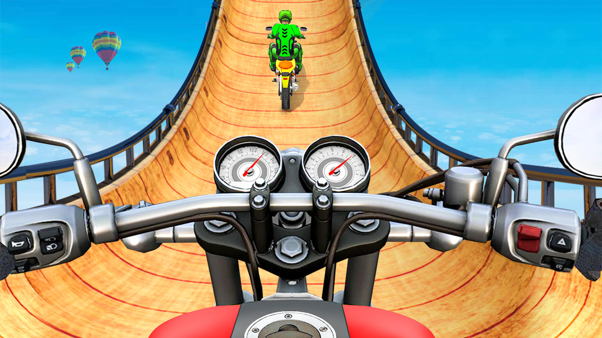 Screenshot 1 of acrobacia juegos de motos 3D 1.0.35