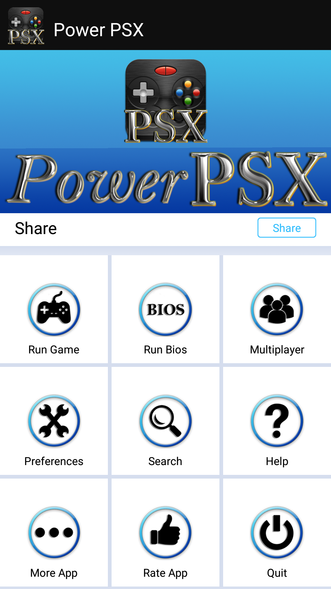 Screenshot 1 of Power PSX (PSX Emulator) 1.21
