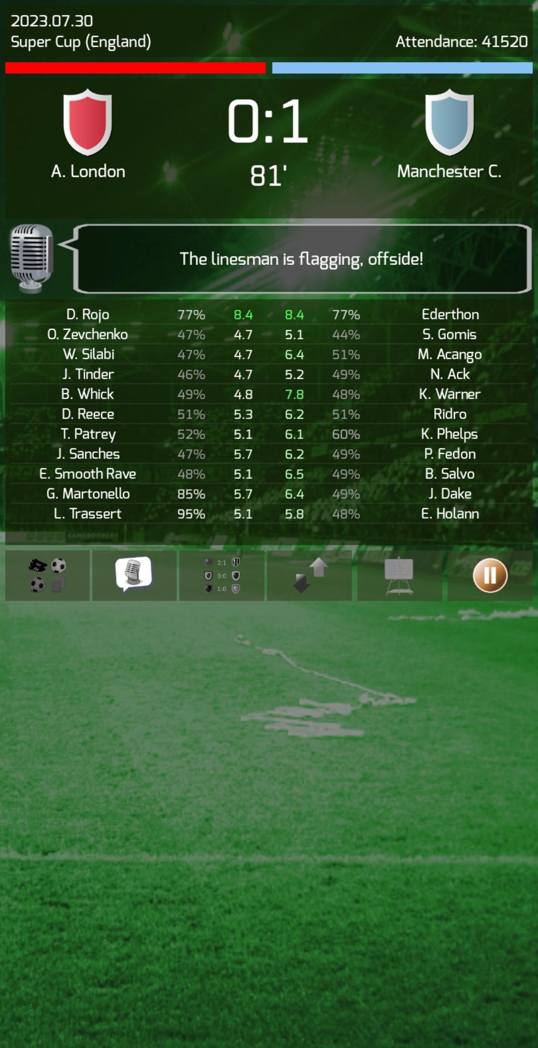 True Football 3 Game Screenshot