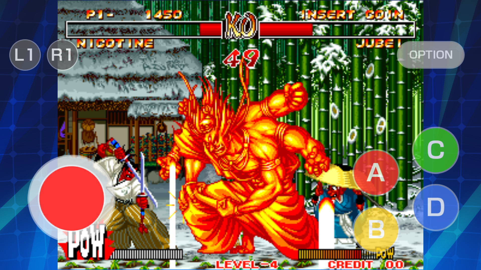 SAMURAI SHODOWN II ACA NEOGEO Game Screenshot