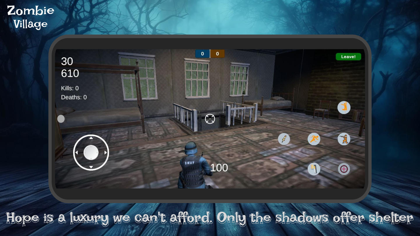 Screenshot of Zombie village
