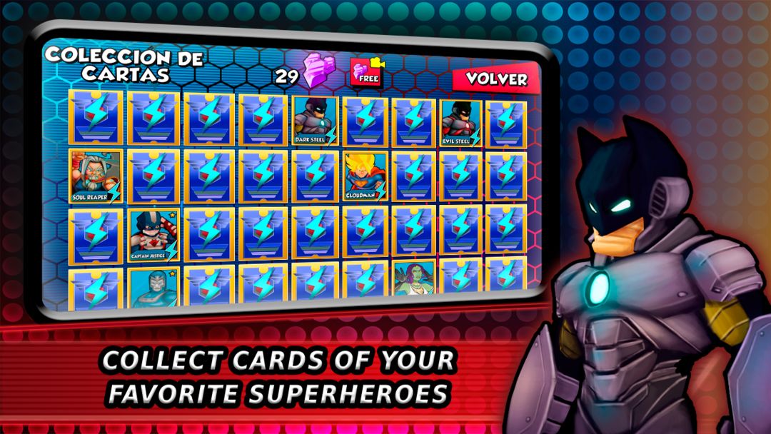 Screenshot of Superheroes Fighting Games