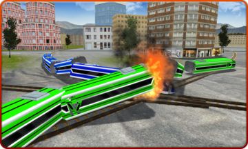 Скриншот игры Impossible Bullet Train Drive : Subway On Rails 3D