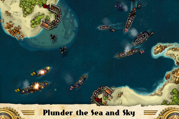 Crimson: Steam Pirates for iPhone ゲームのスクリーンショット