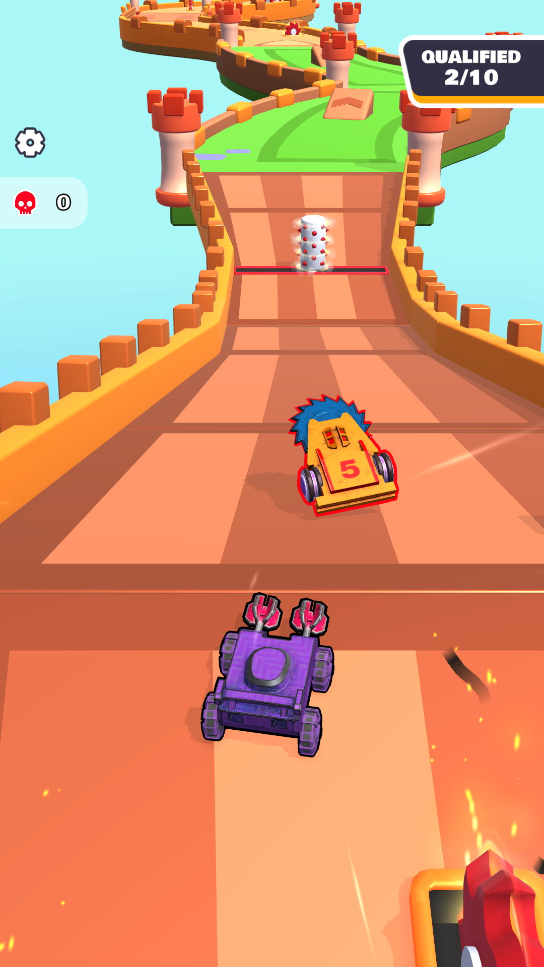 Robo Race Wars Game Screenshot