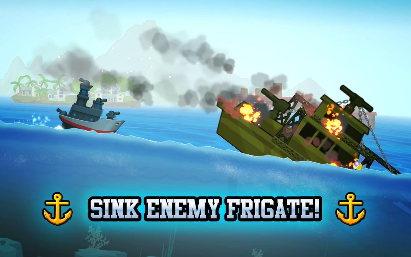 Battleship Of Pacific War: Naval Warfare Game Screenshot