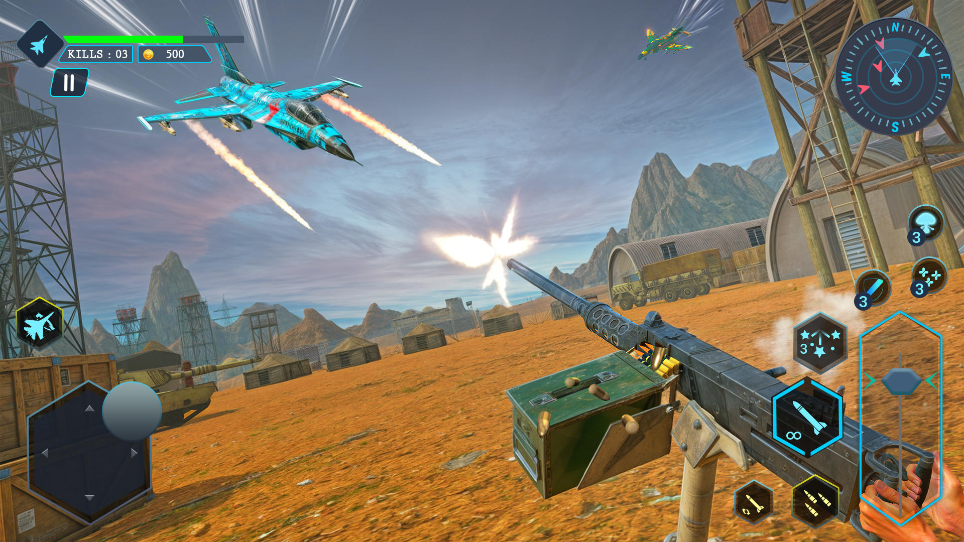 Screenshot of Fighter Jet Games: Air Combat