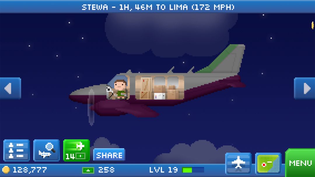 Pocket Planes: Airline Tycoon ภาพหน้าจอเกม