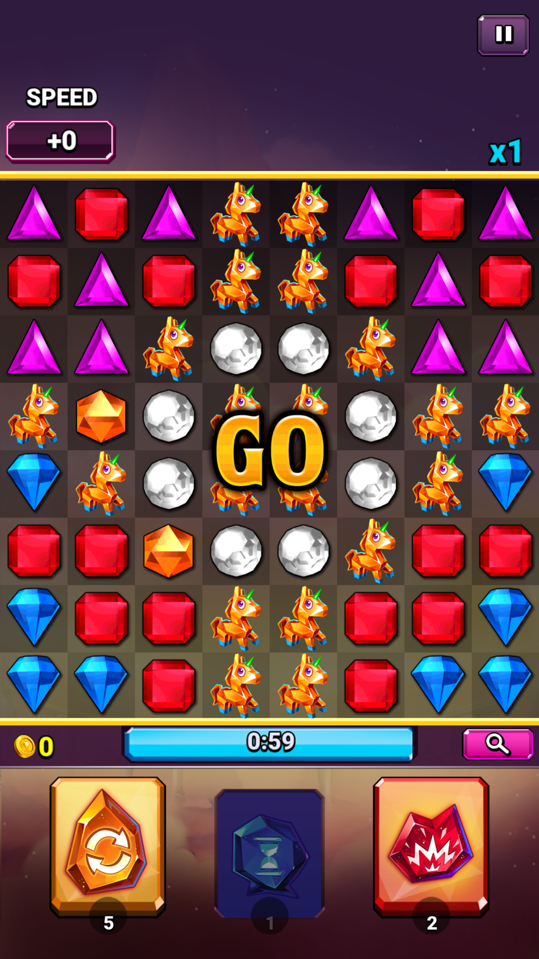 Bejeweled Blitz ゲームのスクリーンショット