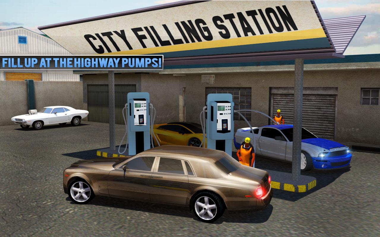 スマートカーウォッシュサービス：ガソリンスタンド駐車場 (Cのキャプチャ