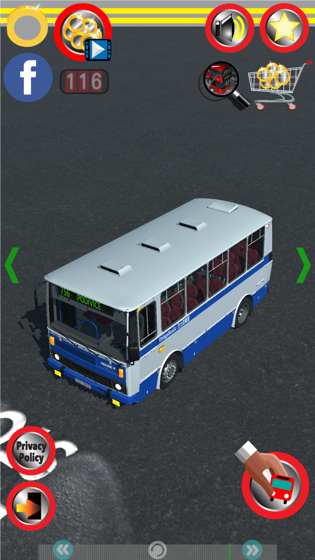 Vintage Bus Go Game Screenshot