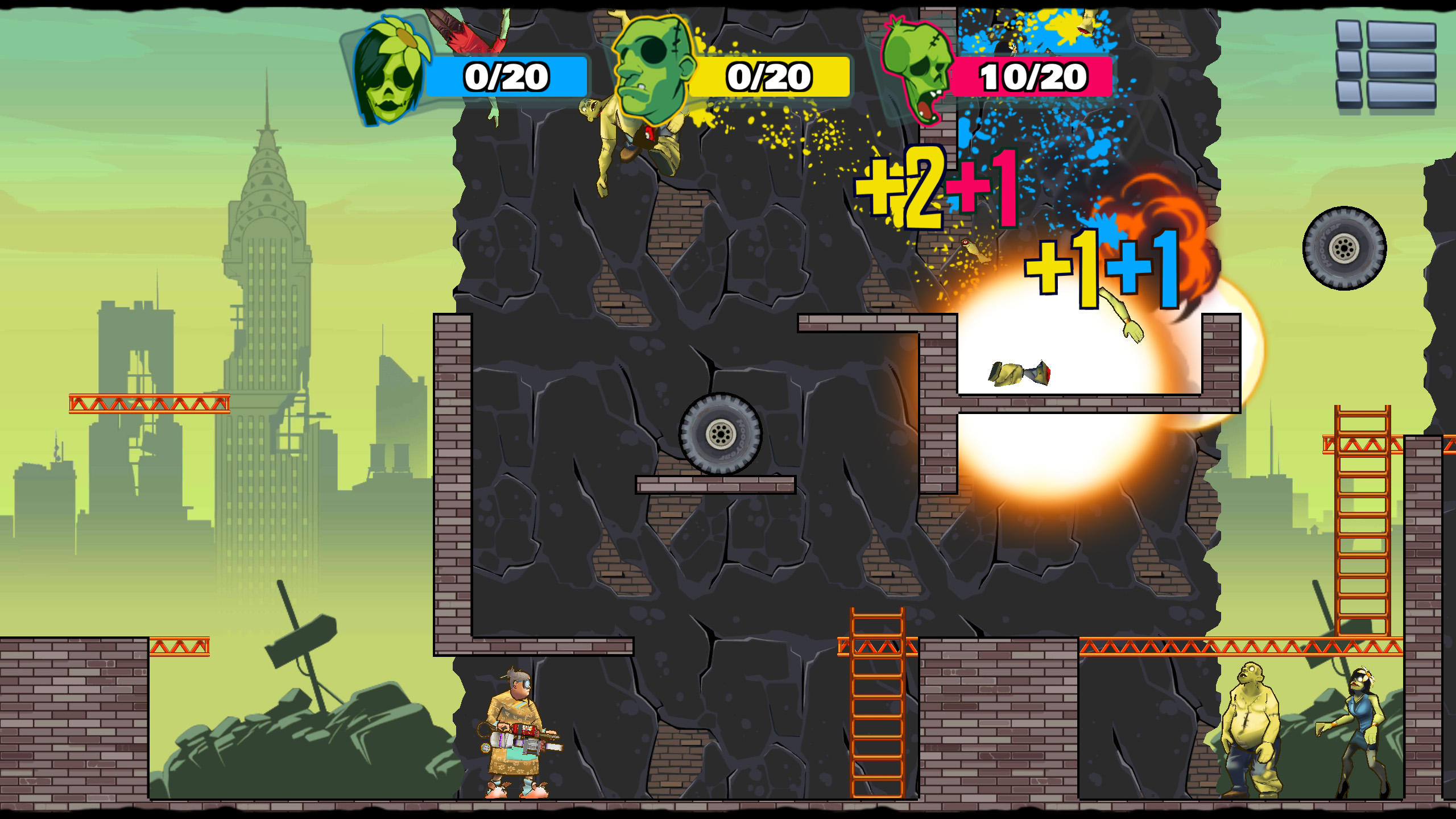 Stupid Zombies 3 ภาพหน้าจอเกม