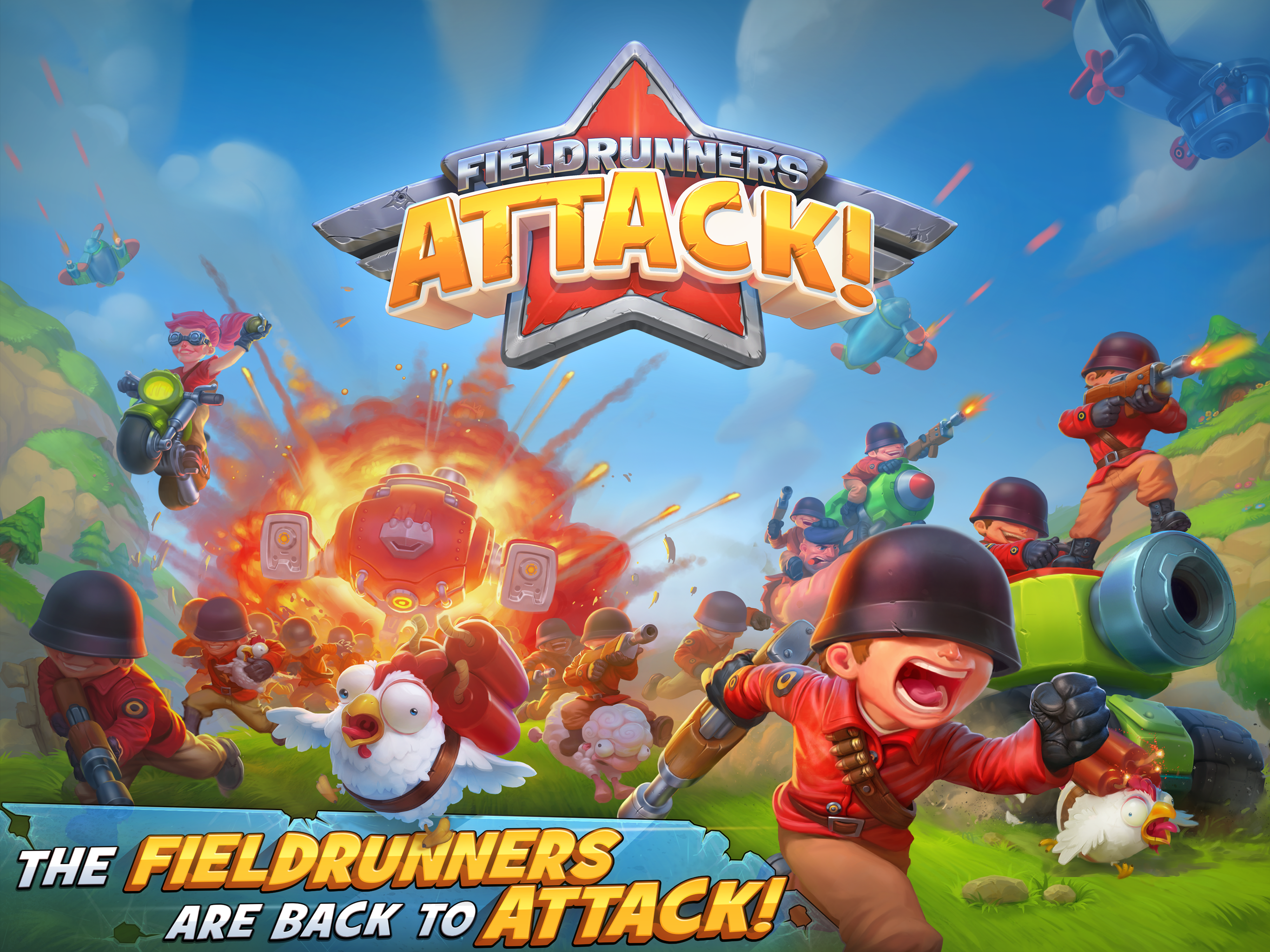 Fieldrunners Attack! Game Screenshot