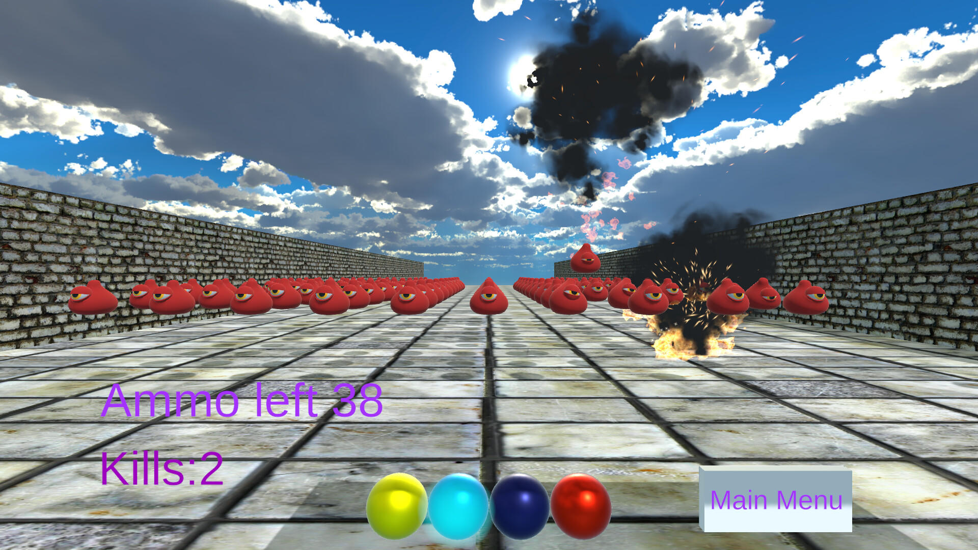 Monster War 3D screenshot game