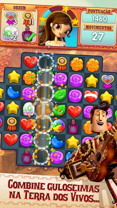 Captura de Tela do Jogo Sugar Smash: Book of Life