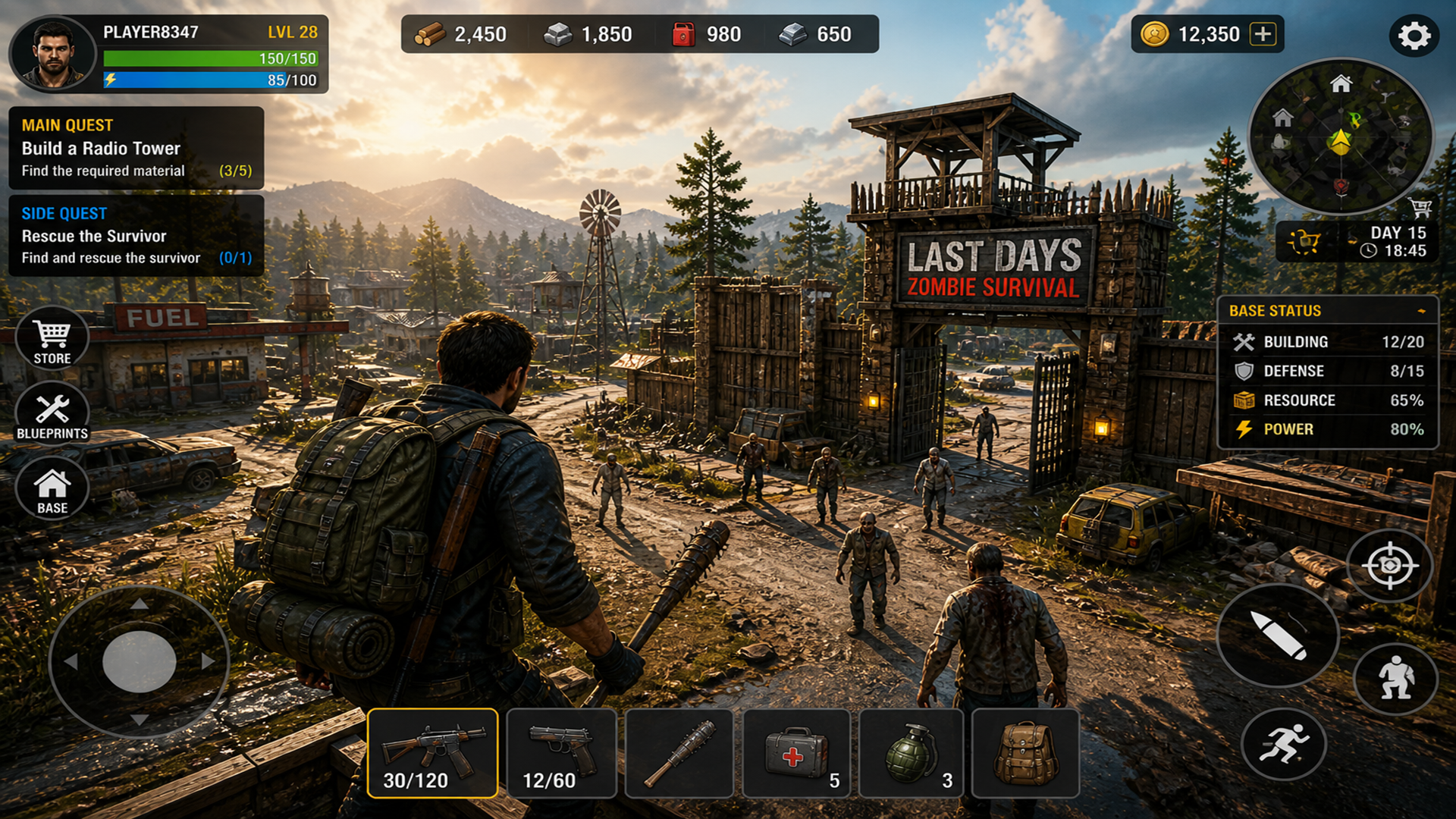 Last Days Zombie Survival Game Screenshot