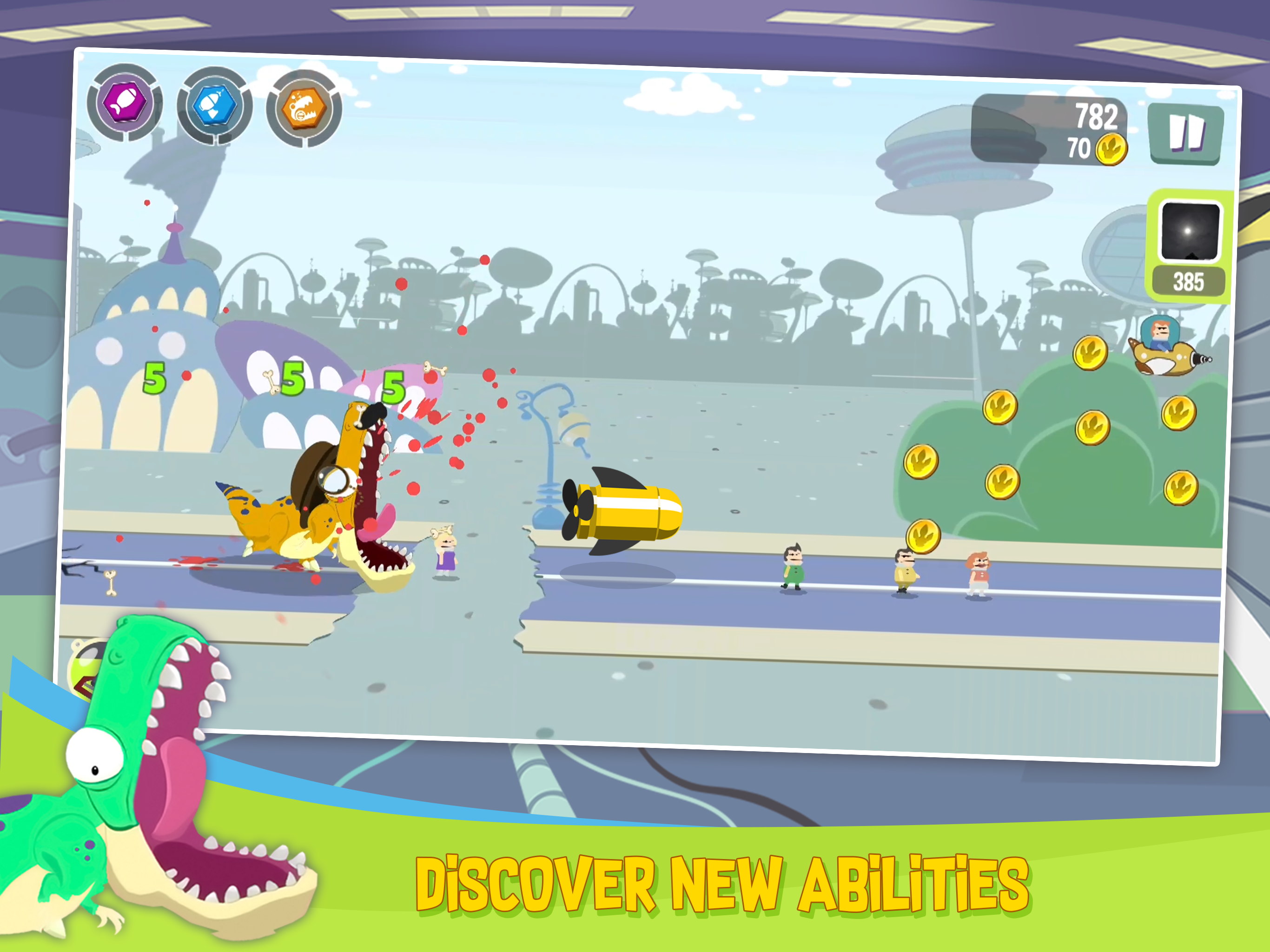 Unstoppable Rex Game Screenshot
