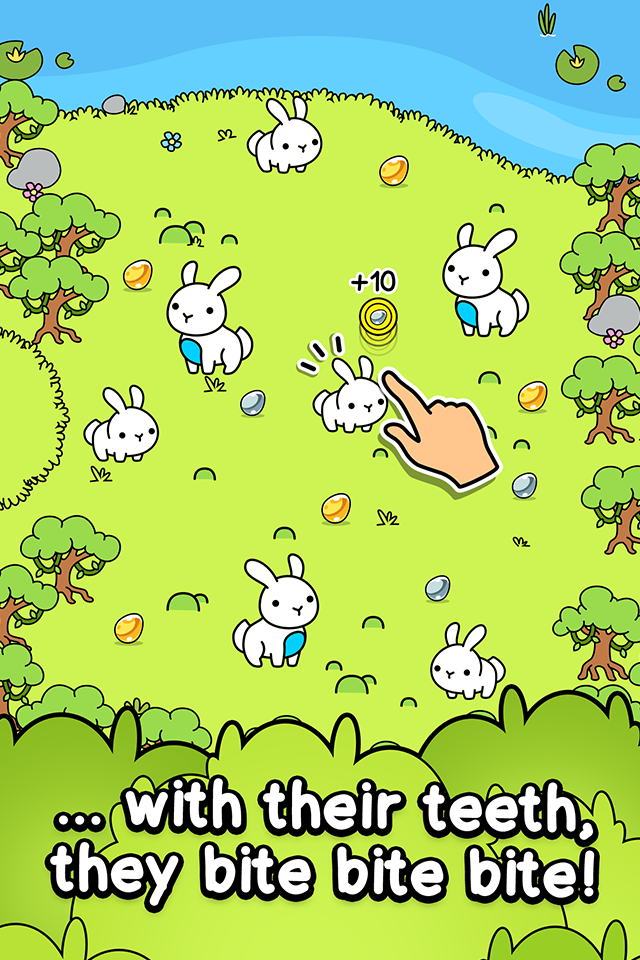 Screenshot of Rabbit Evolution: Merge Bunny