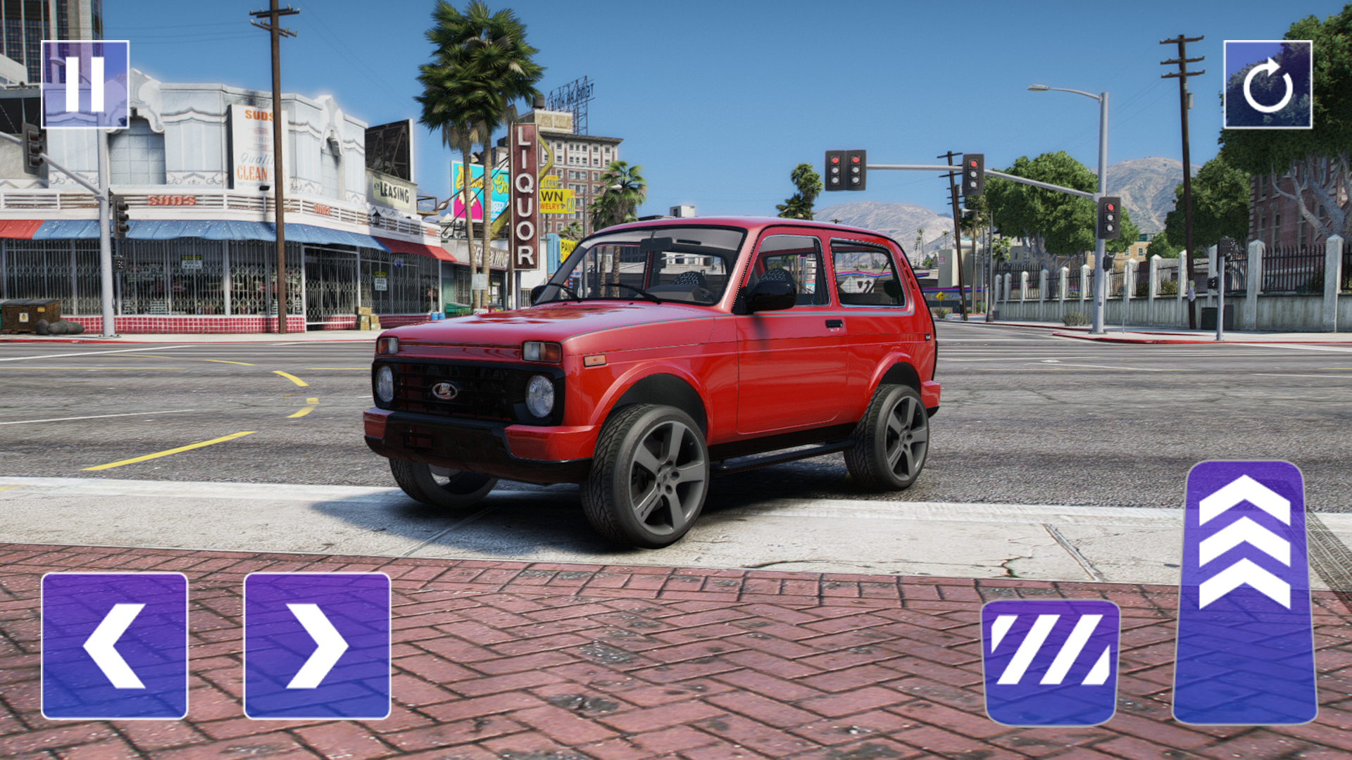 Lada Niva: Off-Road Driving Game Screenshot