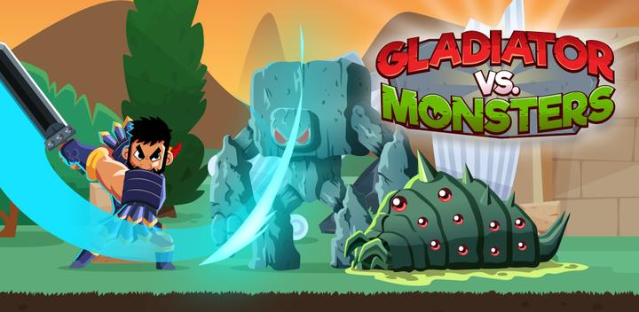 Banner of Gladiator vs Monsters - เกมต่อสู้โคลอสเซียม 
