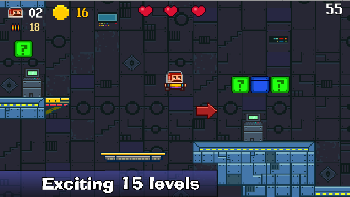 Captain Pixelgun Game Screenshot