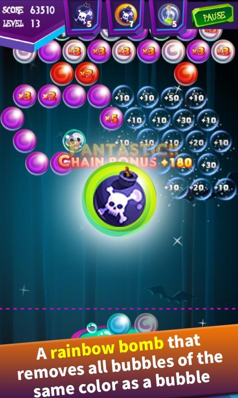 Bubble Monster Game Screenshot