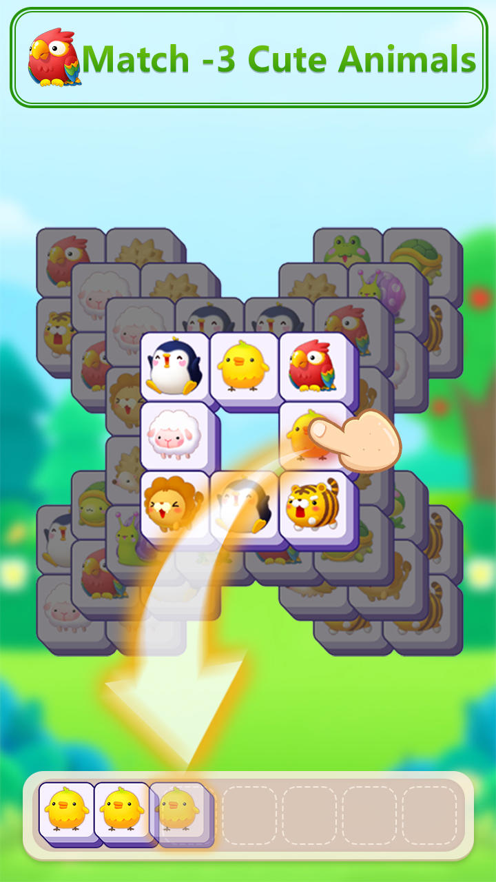 Cuplikan Layar Game Animal Tiles Matching