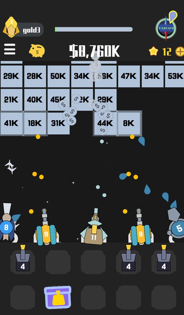 Cannon - Bricks Breaker screenshot game