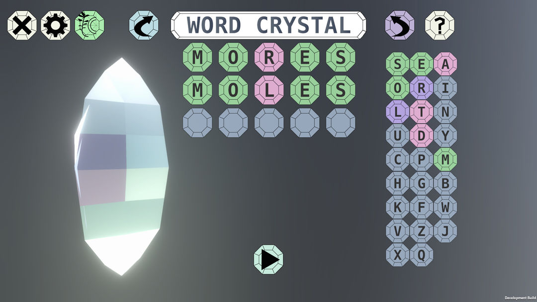 Word Crystal ภาพหน้าจอเกม