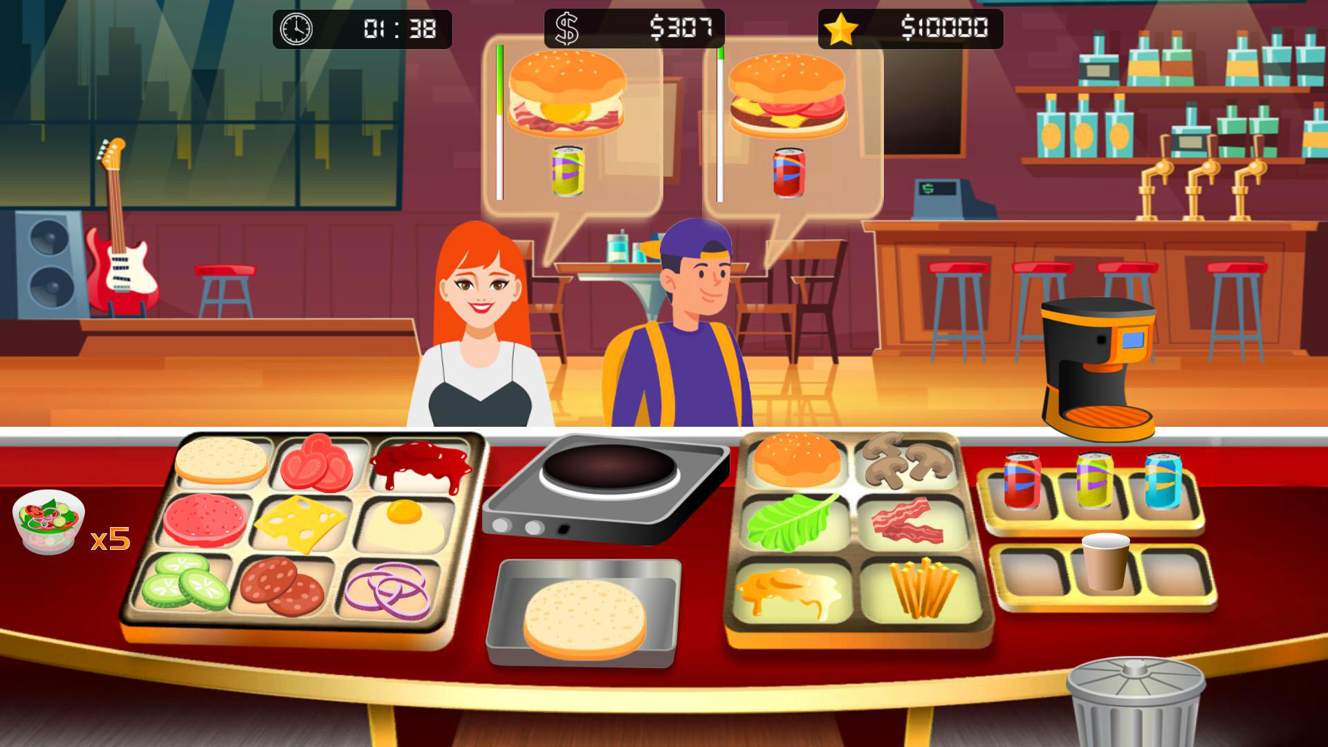 Burger Shop Manager: Cooking Sim 2::Appstore for Android