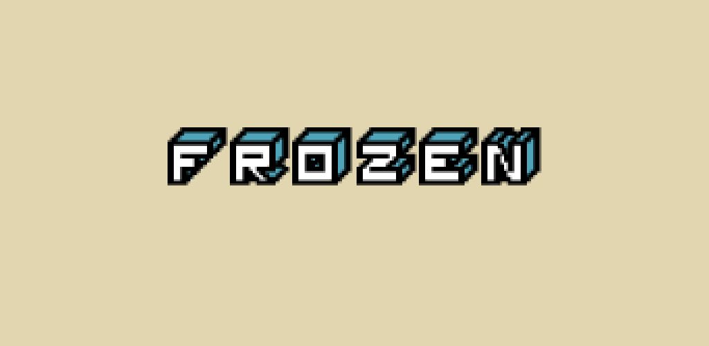 Screenshot of frozen