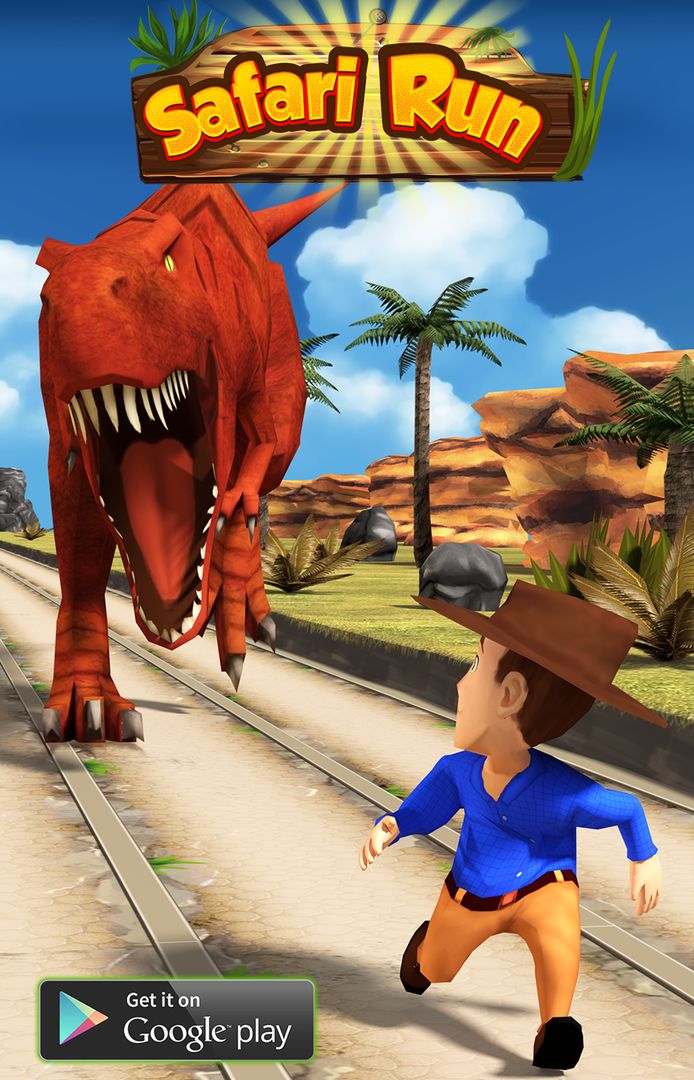 Dinosaur Runner Safari screenshot game