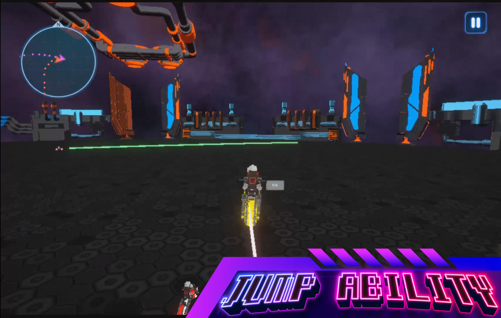 HoloBike 3D Game Screenshot