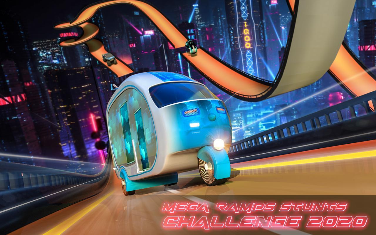 Cuplikan Layar Game Xtreme Car Stunt Race Car Game