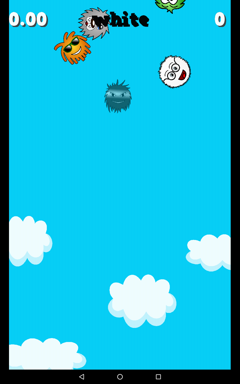 Cuplikan Layar Game Falling Colors - Brain Teaser