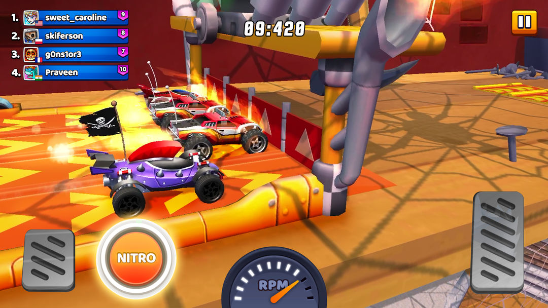 Screenshot of Race Car Driving Crash game