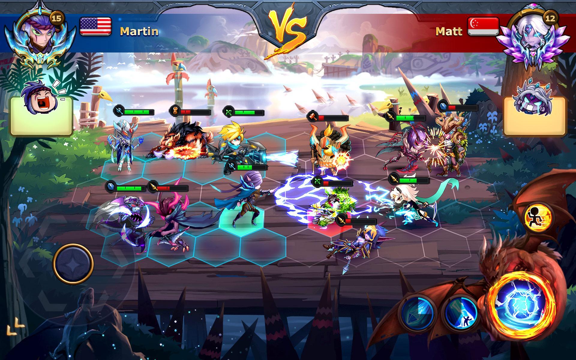 Runelords Arena: Turn-based Tactics Idle Hero RPG Game Screenshot