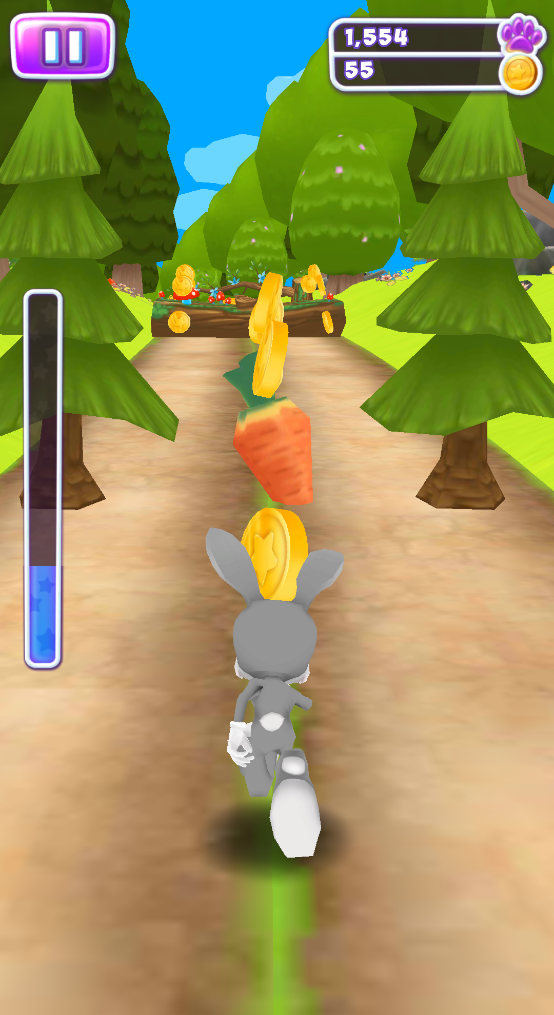 Screenshot of Bunny Rabbit Runner