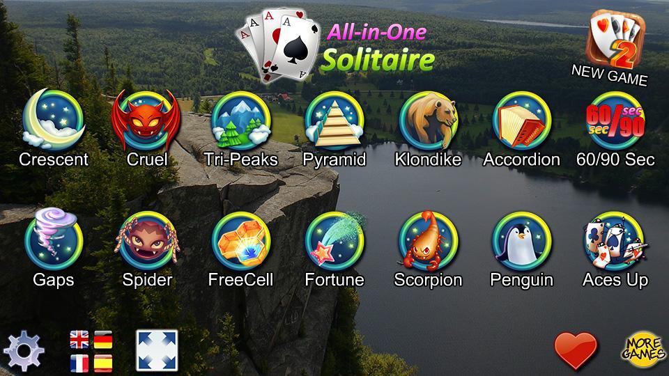 Screenshot 1 of Solitaire Tout-en-Un Pro 20150408