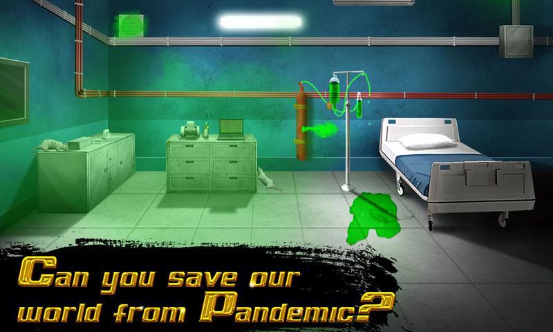 Screenshot 1 of kamar melarikan diri prajurit -pandemi tersembunyi 6.0