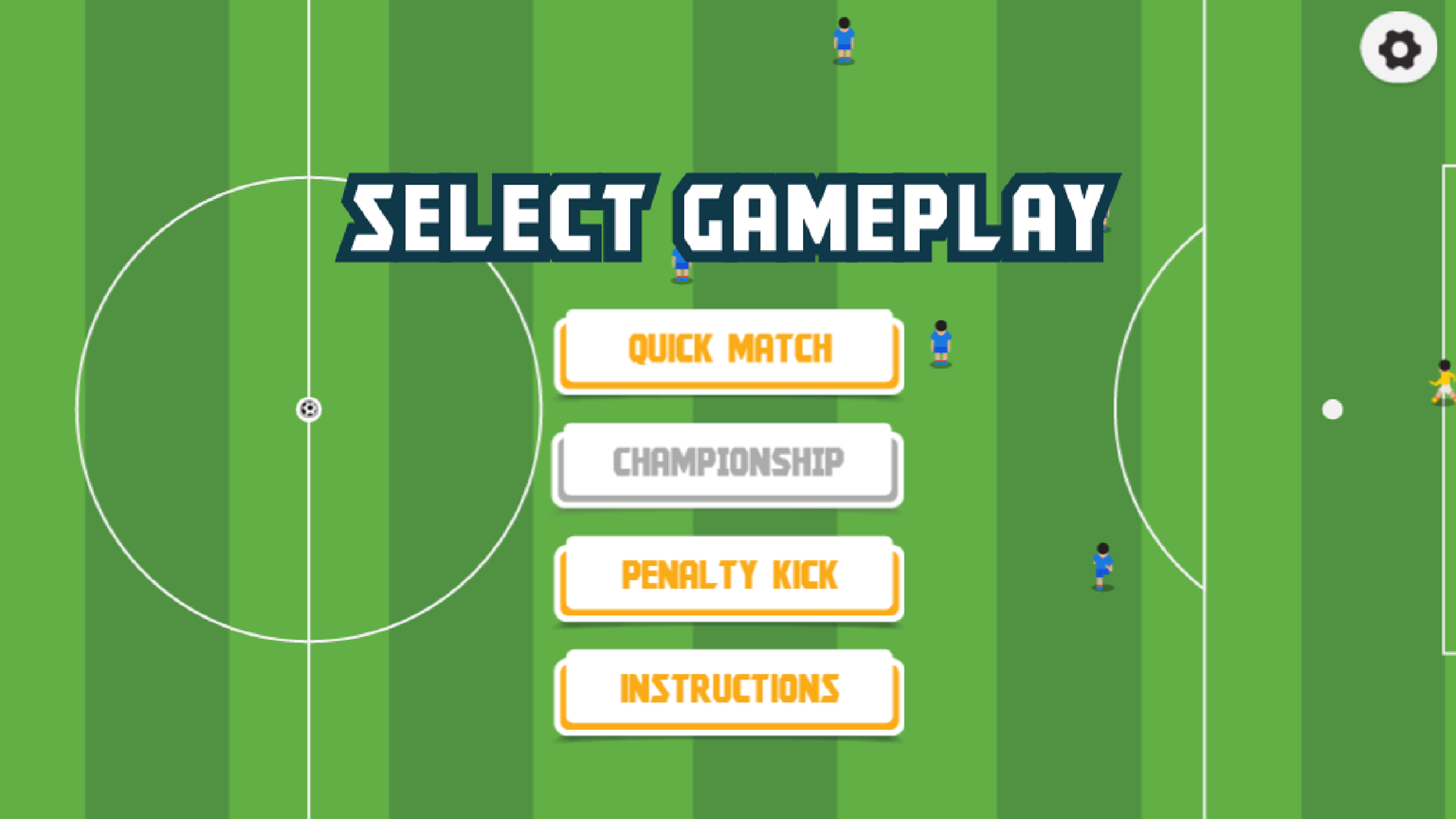 Screenshot of Kick Off Soccer