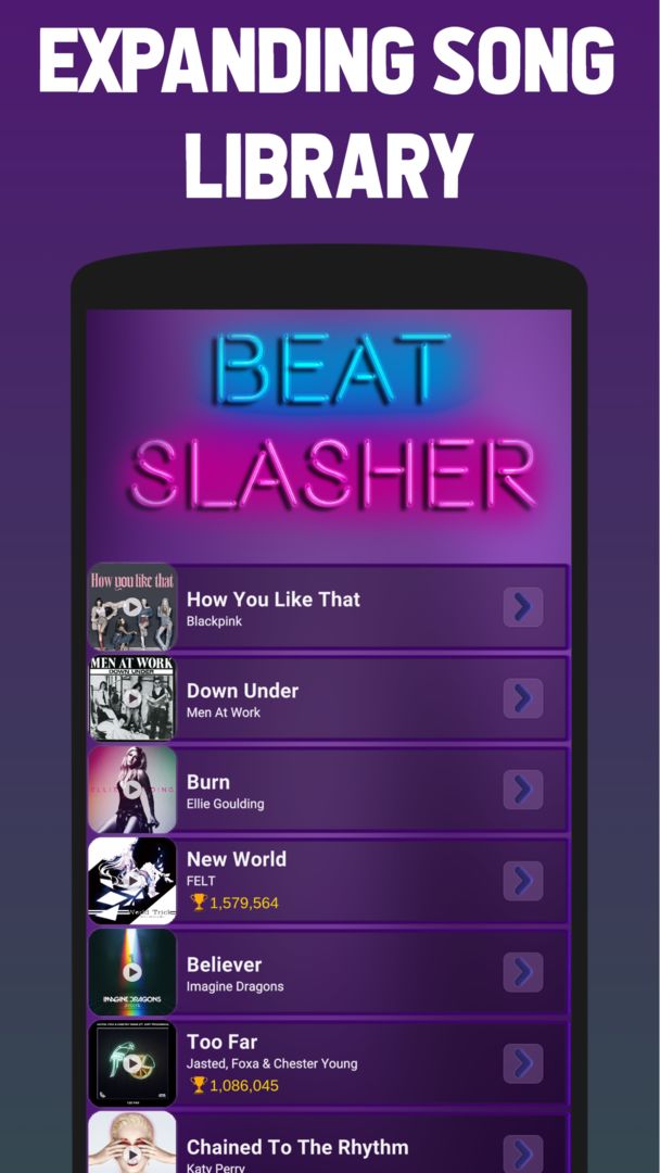 Beat Slasher 게임 스크린 샷