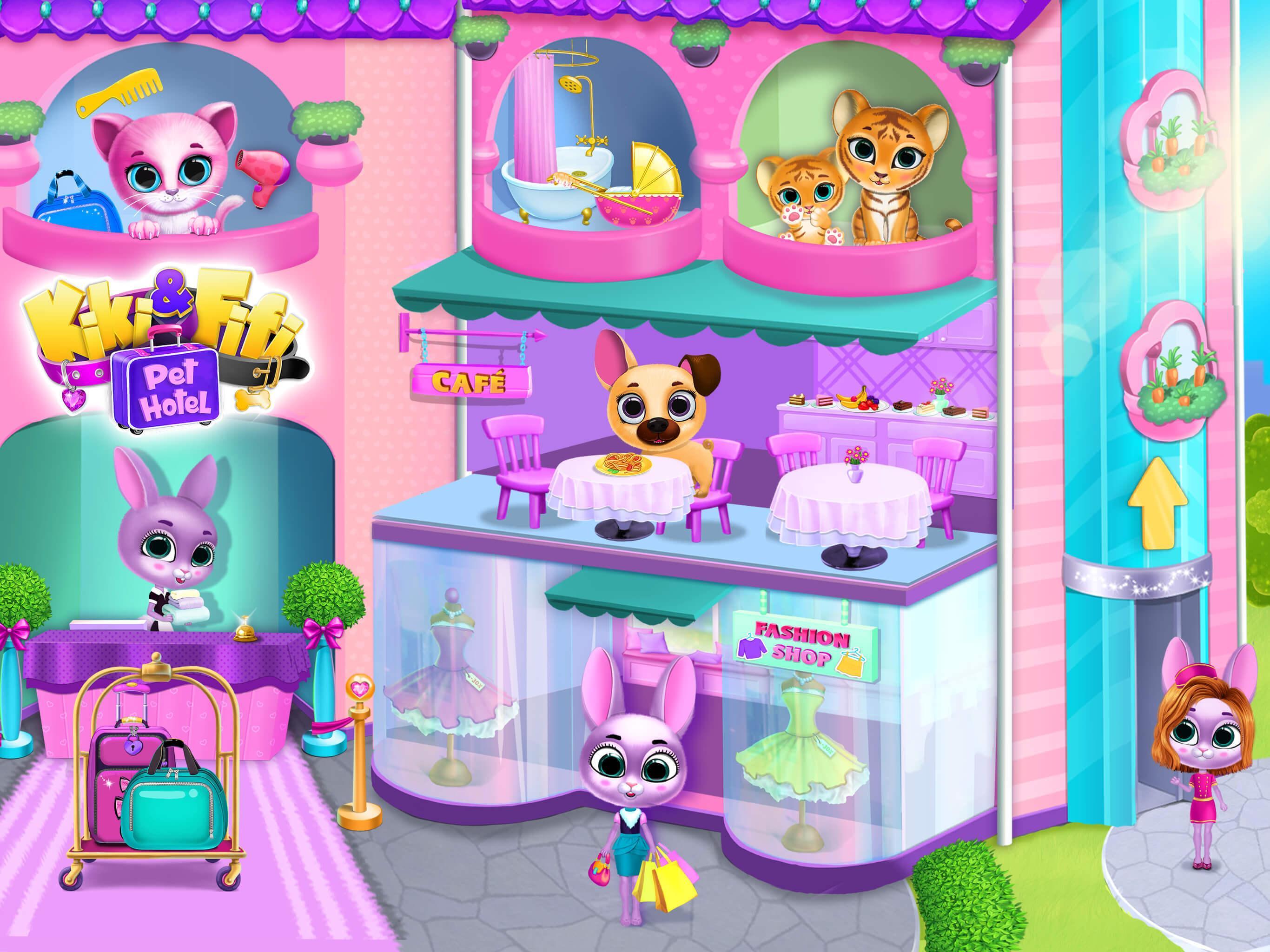 Kiki & Fifi Pet Hotel 遊戲截圖
