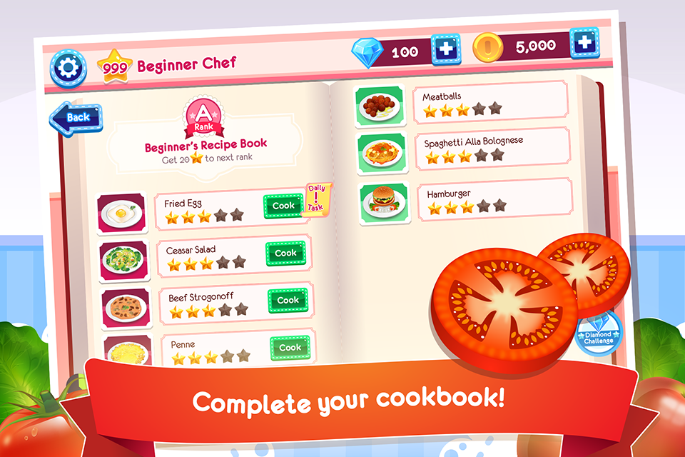 Скриншот игры Cooking Story Deluxe - Cooking Experiments Game