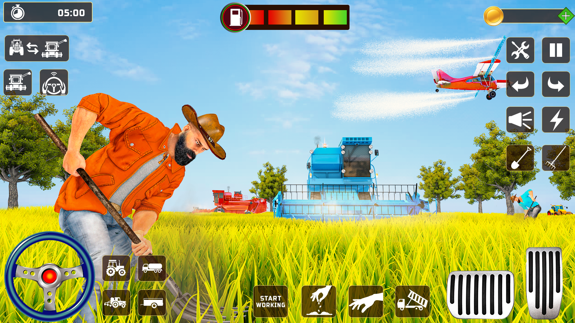 Open World Farming Simulator Game Screenshot